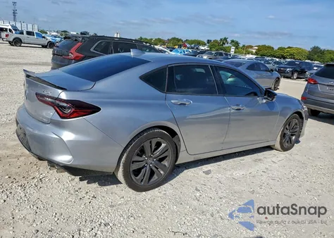 2021 Acura Tlx Tech A z USA, uszkodzony, nr VIN 19UUB6F59MA009959